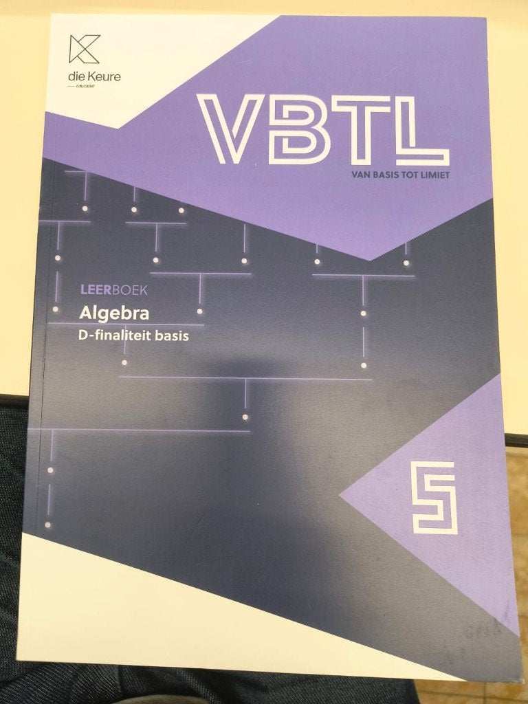 VBTL Algebra D-finaliteit basis NIEUW BOEK, Boeken, ASO, Wiskunde A, Ophalen of Verzenden, Nieuw