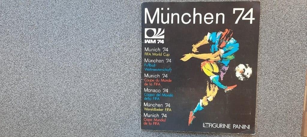 Album Panini München 74, Ophalen of Verzenden, Zo goed als nieuw