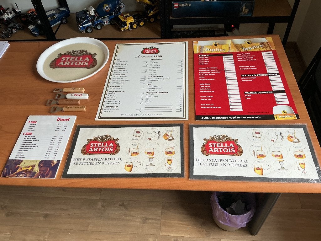 Bier artikelen mancave, Verzamelen, Ophalen, Zo goed als nieuw, Reclamebord, Plaat of Schild, Duvel