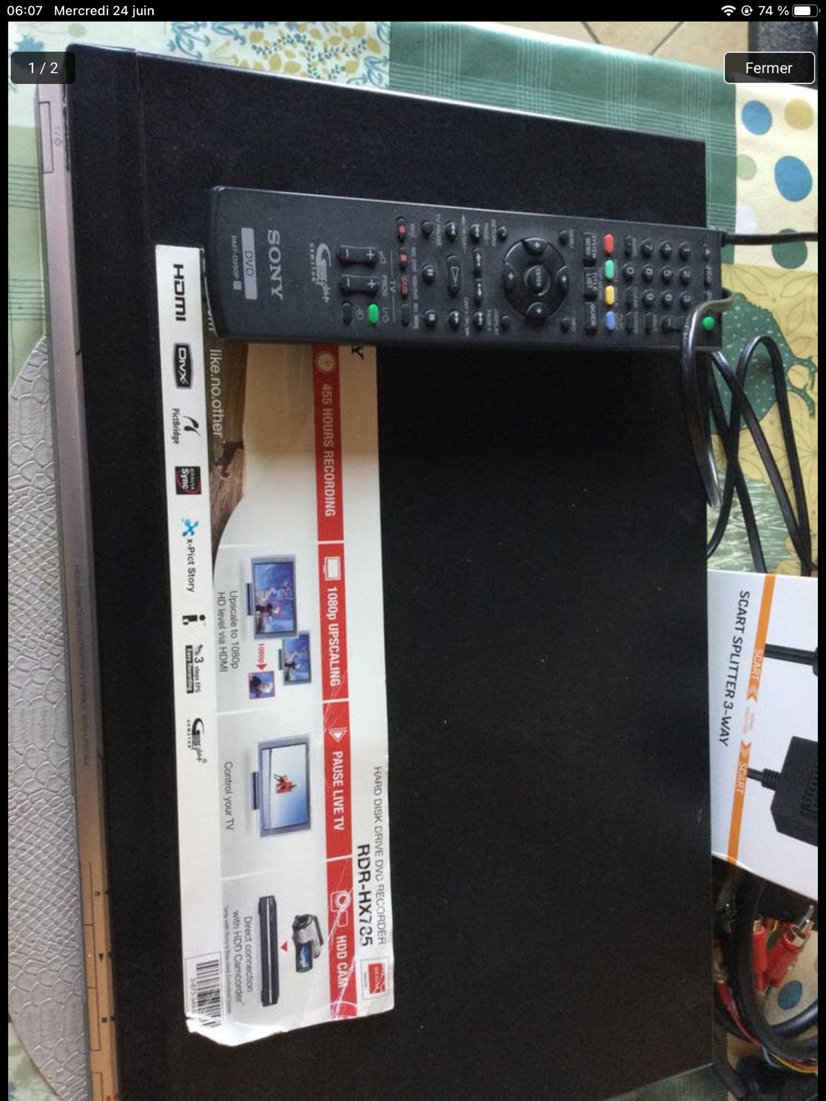 LECTEUR DVD/CD, Audio, Tv en Foto, Professionele apparaten, Zo goed als nieuw