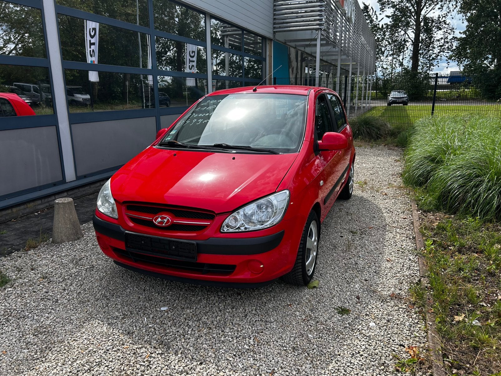 Hyundai getz benzine met keuring verkoop, Auto's, Voorwielaandrijving, Testrit aan huis, Stof, Zwart