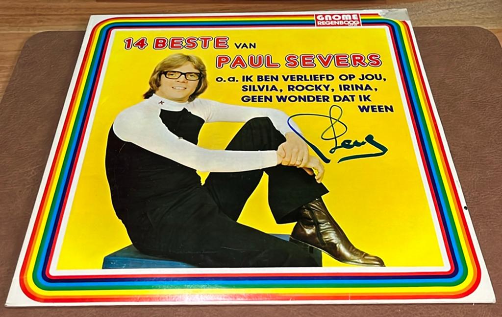 Paul Severs ‎– 14 Beste Van Paul Severs - GESIGNEERD - LP, Cd's en Dvd's, Vinyl | Nederlandstalig, Ophalen of Verzenden, Gebruikt