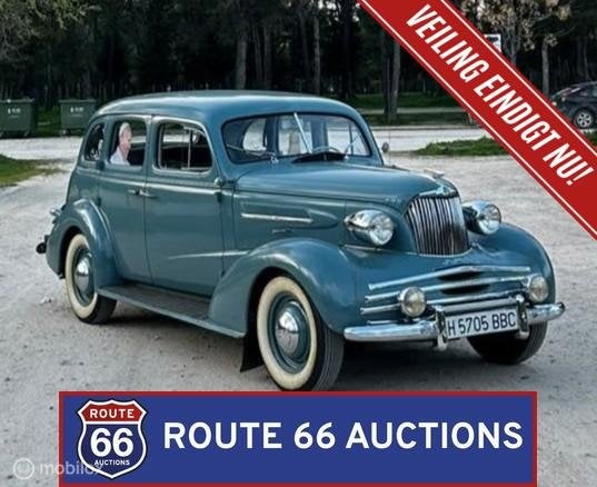 Chevrolet Master Deluxe | 1937 | Route 66 Auctions, Auto's, Chevrolet, Zwart, Bedrijf, Handgeschakeld