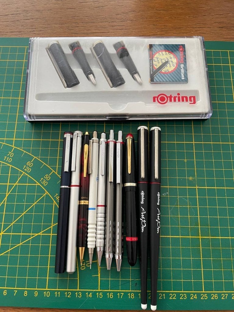 Rotring Pens & Pencils Lot, Collections, Enlèvement ou Envoi