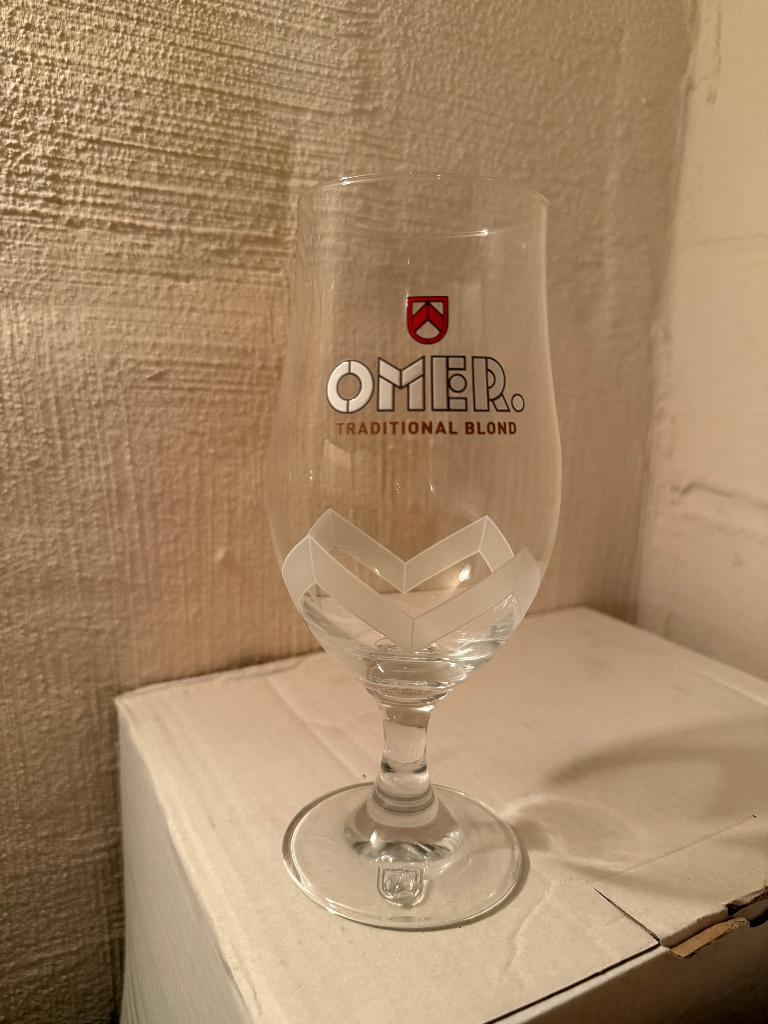 27 Omer bierglazen, Verzamelen, Ophalen of Verzenden, Zo goed als nieuw, Bierglas
