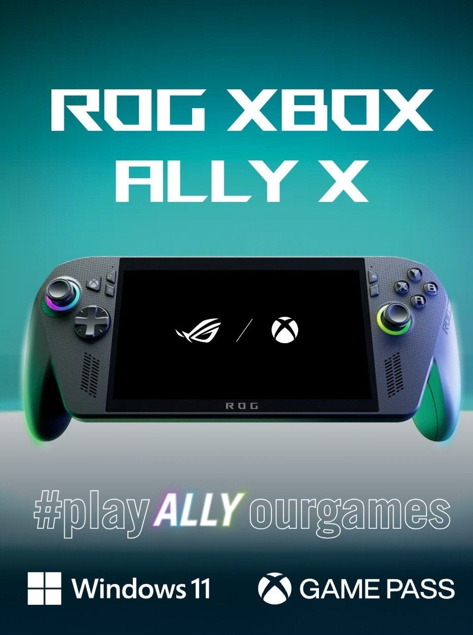 Asus rog xbox ally x + docking station + garantie, Games en Spelcomputers, Spelcomputers | Overige, Ophalen, ASUS