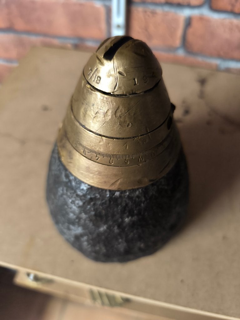 60 pdr inerte ww1 British, Collections, Enlèvement ou Envoi, Armée de terre, Douilles ou Pièces de fouille