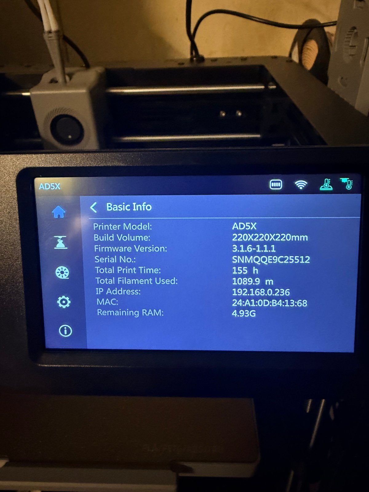 Flashforge ad5x, Informatique & Logiciels, Enlèvement, Comme neuf