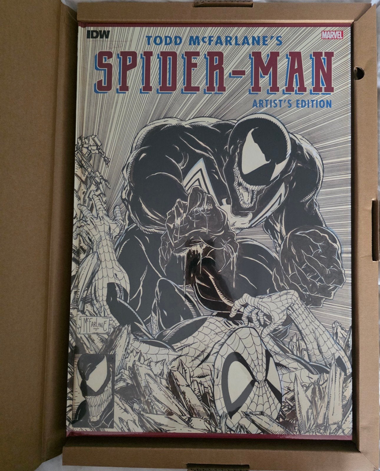 Spider-Man Todd McFarlane Artist's Edition Neuf, Enlèvement