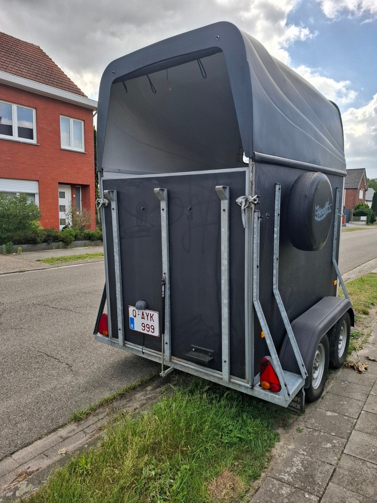 Paardentrailer 1.5 paard hotra, Animaux & Accessoires, Enlèvement