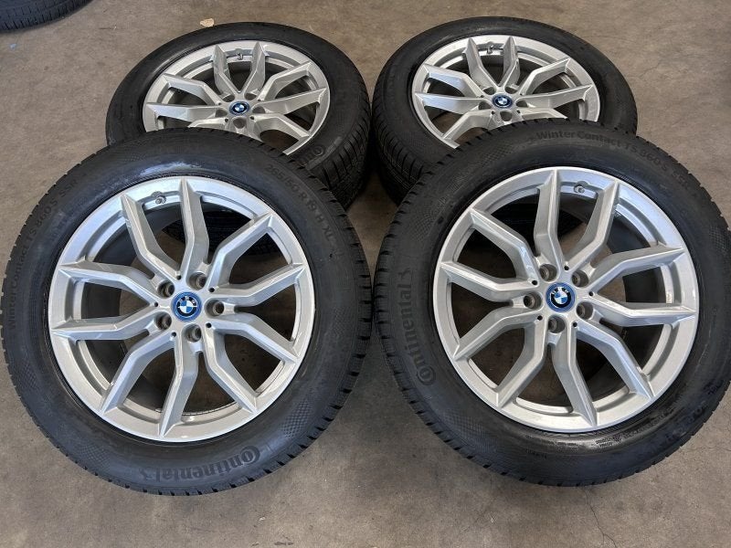 19 inch originele velgen + winterbanden BMW X5 X6 G05 G06 st, Autos : Pièces & Accessoires, Pneus et Jantes, Pneus hiver, 265 mm