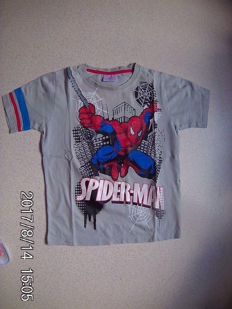 grijs T-shirt Spiderman jongen 128 in heel goede staat, Kinderen en Baby's, Kinderkleding | Maat 128, Ophalen of Verzenden, Zo goed als nieuw
