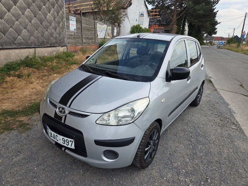 Hyundai i10 92902 km AIRCO garantie 1 an, Autos, Hyundai, Argent ou Gris, Achat, Entreprise, Boîte manuelle