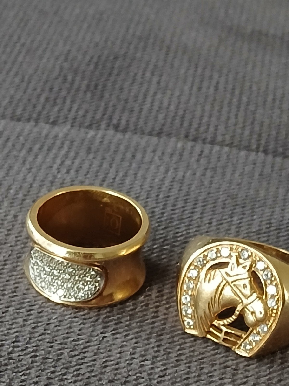 gouden ringen 18k, Antiquités & Art, Antiquités | Argent & Or, Enlèvement, Or