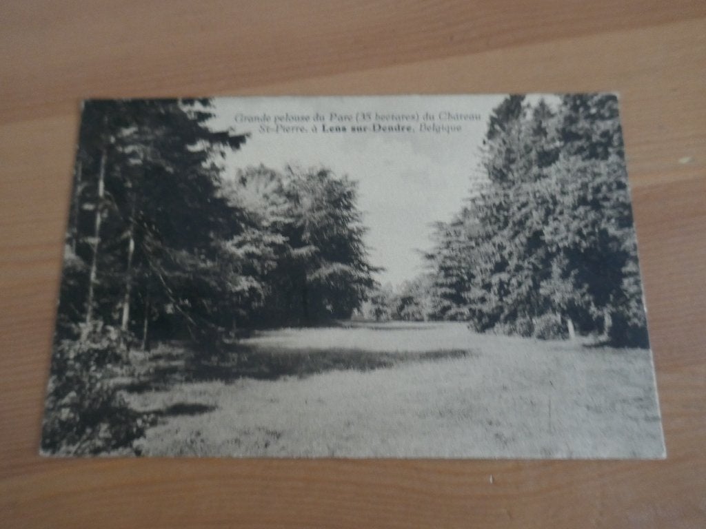 Lens sur Dendre Grande Pelousse du Parc Château St Pierre, Envoi, Non affranchie, Hainaut