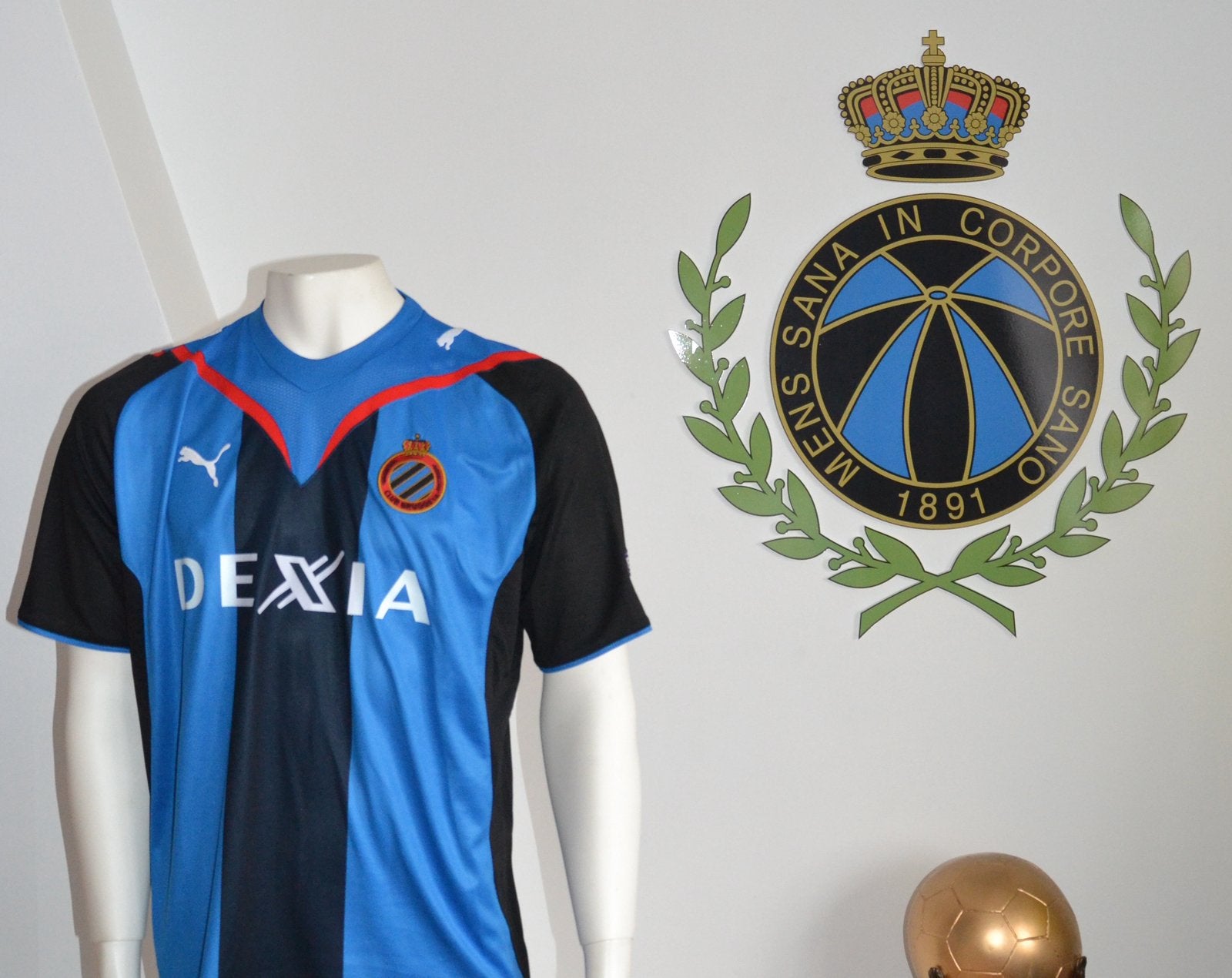 Maillot dédicacé porté  Van der Heyden Club Bruges, Enlèvement ou Envoi, Utilisé, Maillot