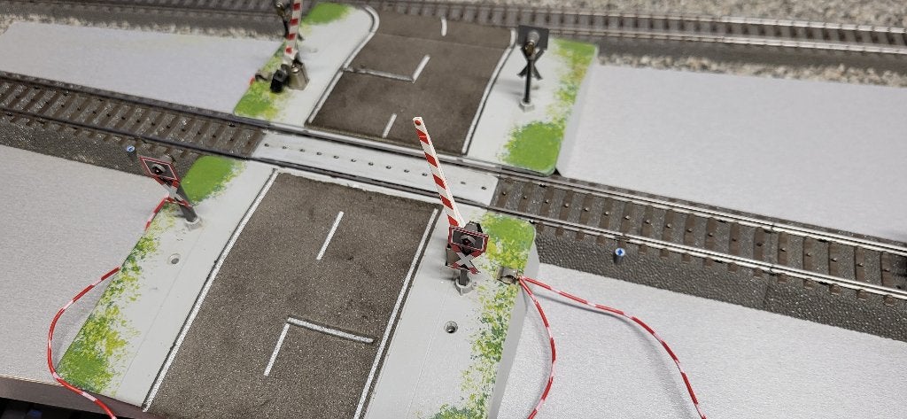 marklin H0 74920 automatische overweg ( voor C rails ), Ophalen, Wisselstroom, Gebruikt, Rails