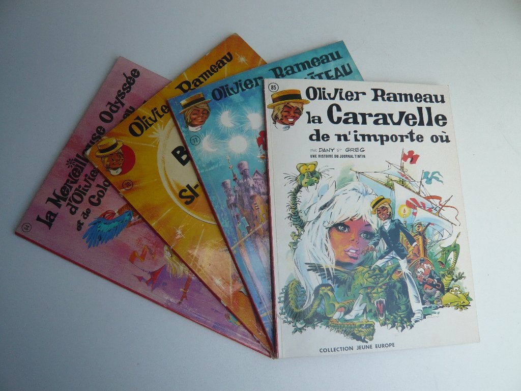 Bd OLIVIER RAMEAU tomes 1 à 4 (EO tbe) avec 1 dédicace, Plusieurs BD, Enlèvement ou Envoi, Utilisé, DANY / GREG