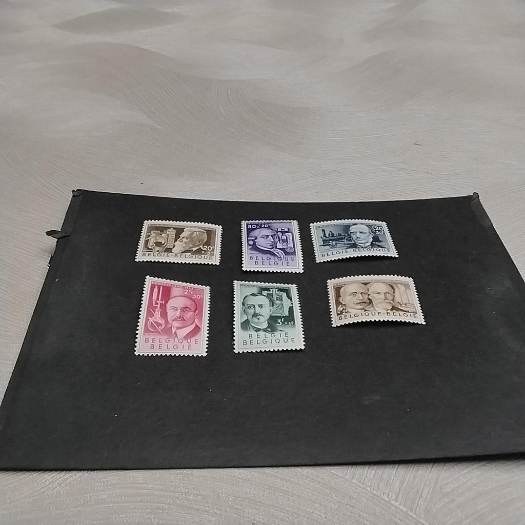BELGIE 973/978 scharnier met cote 24,50 €, Ophalen of Verzenden