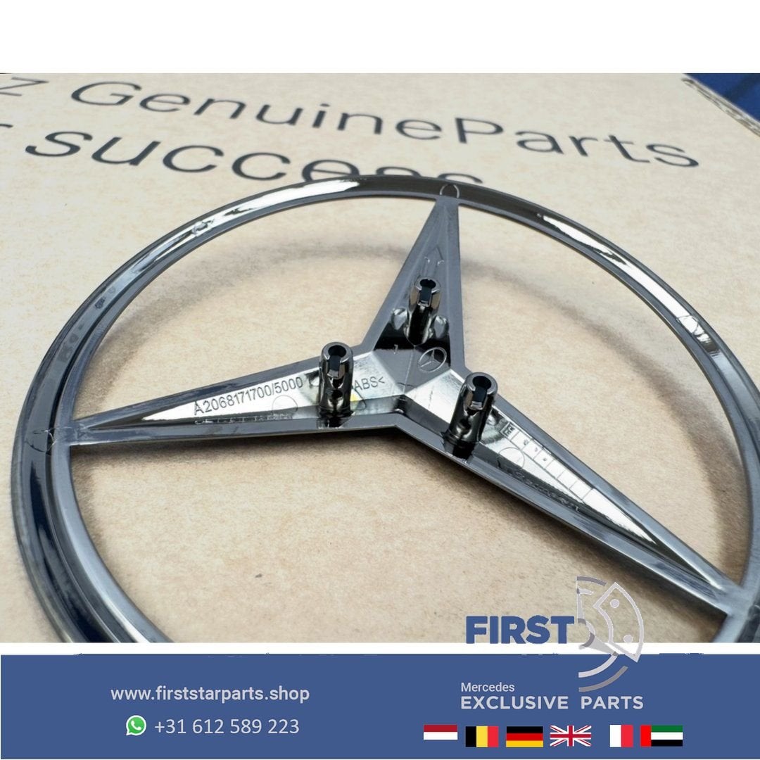 W206 STER Kofferbak LOGO achterklep EMBLEEM zwart W176 W117, Auto-onderdelen, Gebruikt, -, Ophalen of Verzenden, -