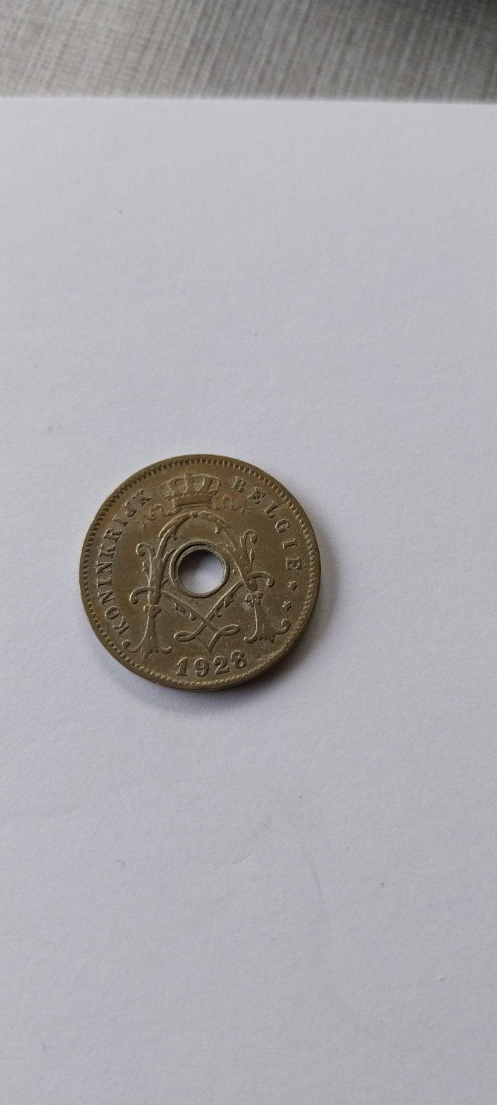 5 cent 1928 vlaams, Postzegels en Munten, Ophalen of Verzenden, Metaal, Losse munt