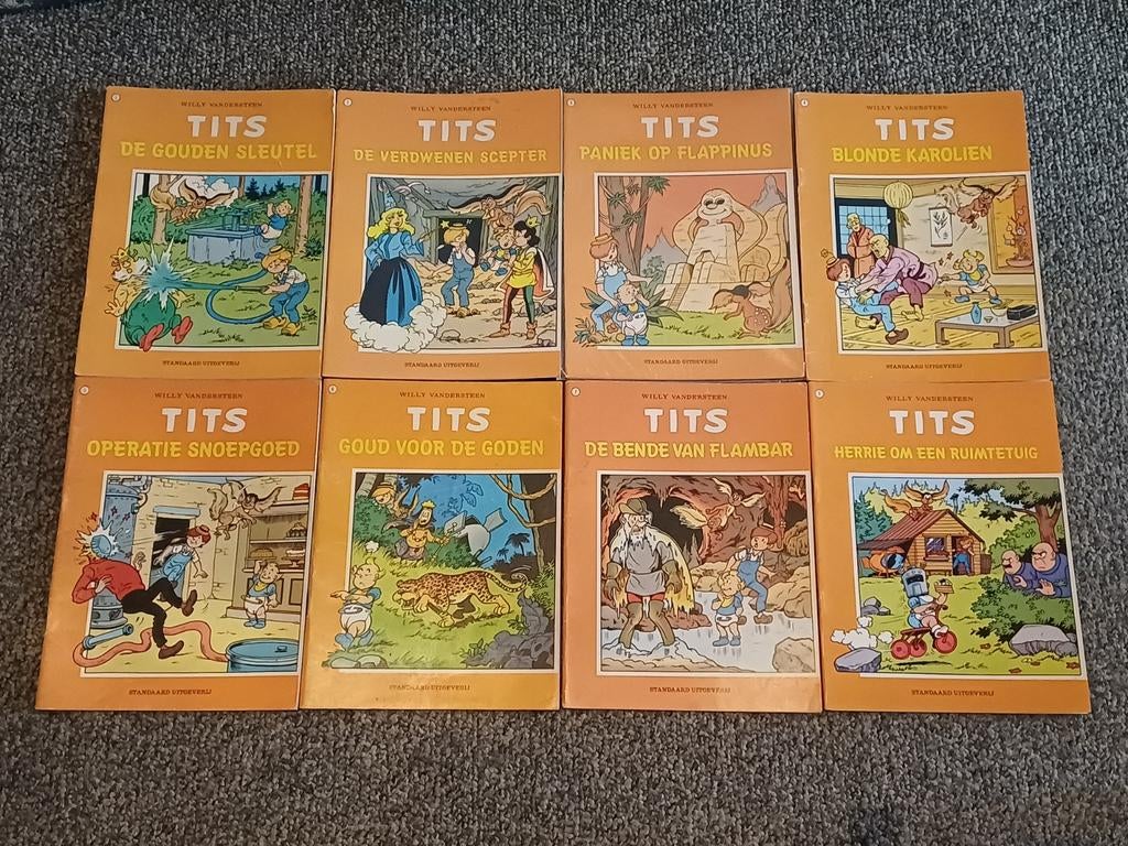 Complete reeks Tits - Willy Vandersteen - eerste druk, Complete serie of reeks, Ophalen of Verzenden, Zo goed als nieuw, Willy Vandersteen