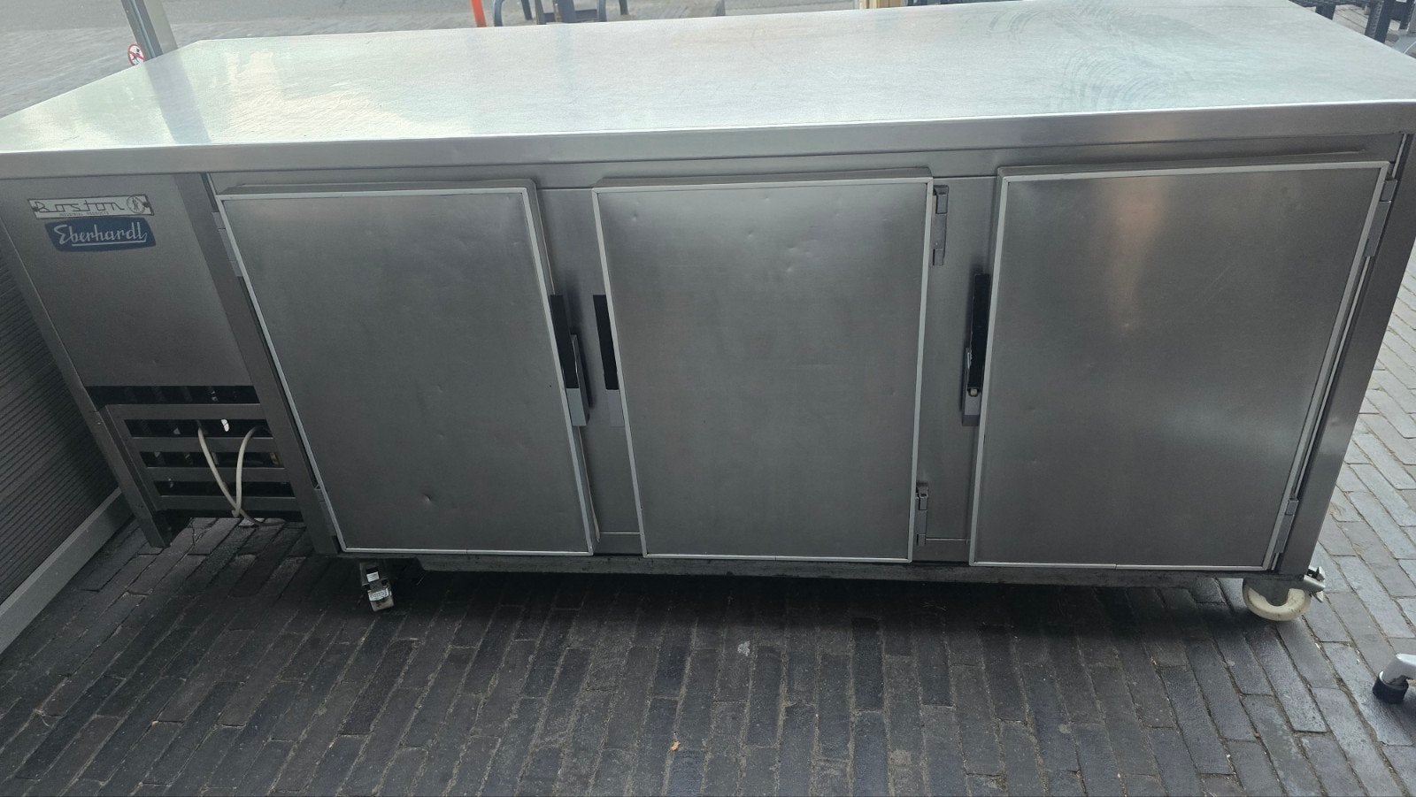 Koelwerkbank 3 deuren inox, Enlèvement ou Envoi