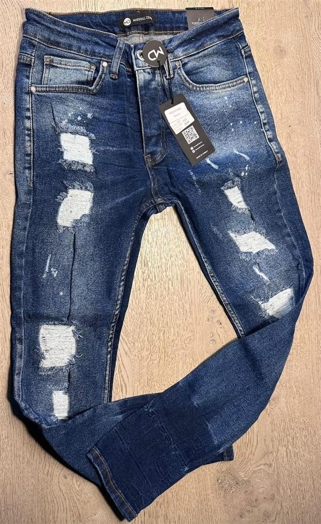 Marshall Denim Jeans ~NIEUW~ [19] Maat 30, Enlèvement ou Envoi, Neuf, Bleu, W32 (confection 46) ou plus petit