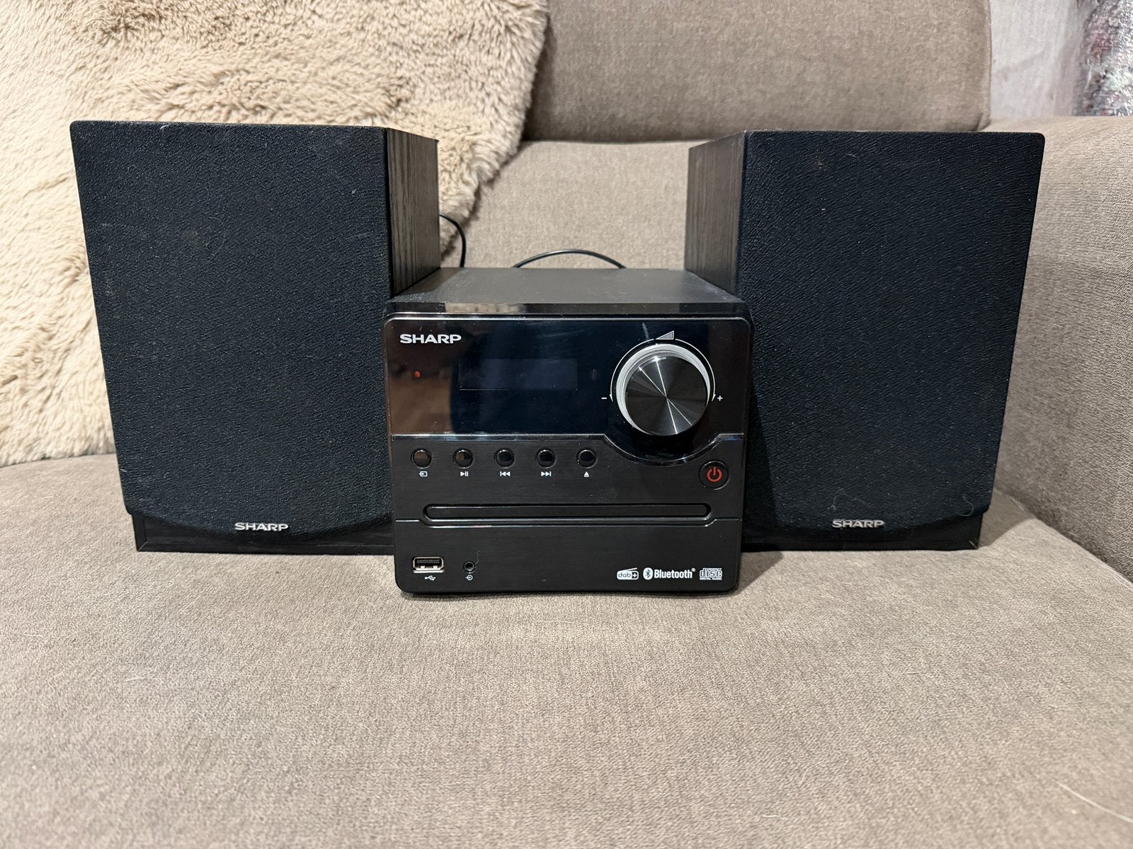 Mini chaine hi-fi sharp, Audio, Tv en Foto, Stereoketens, Ophalen, Tuner of Radio, Zo goed als nieuw, Microset