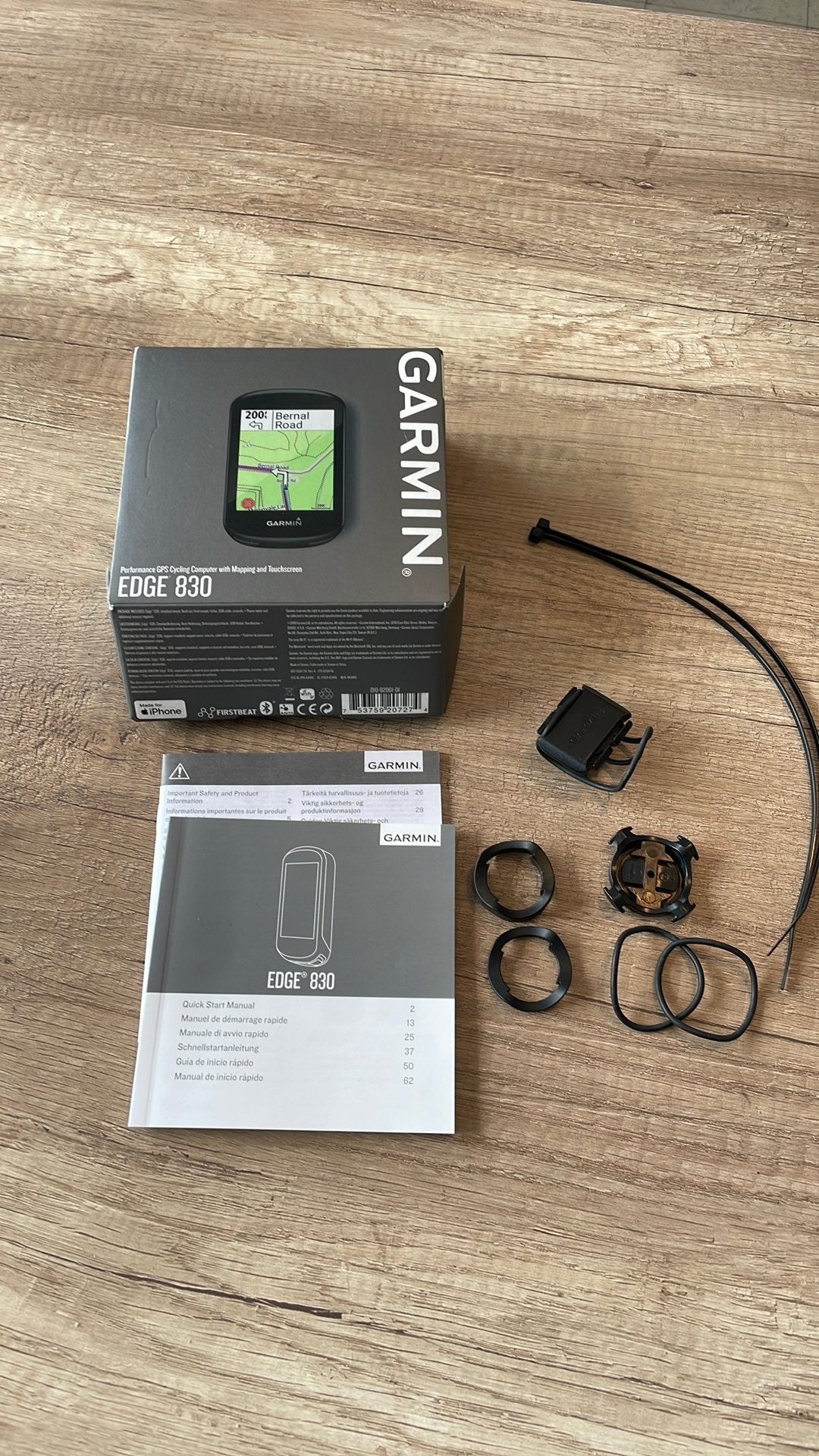 Garmin edge 830 + trapfrequentie, Fietsen en Brommers, Fietsaccessoires | Fietscomputers, Ophalen of Verzenden, Zo goed als nieuw