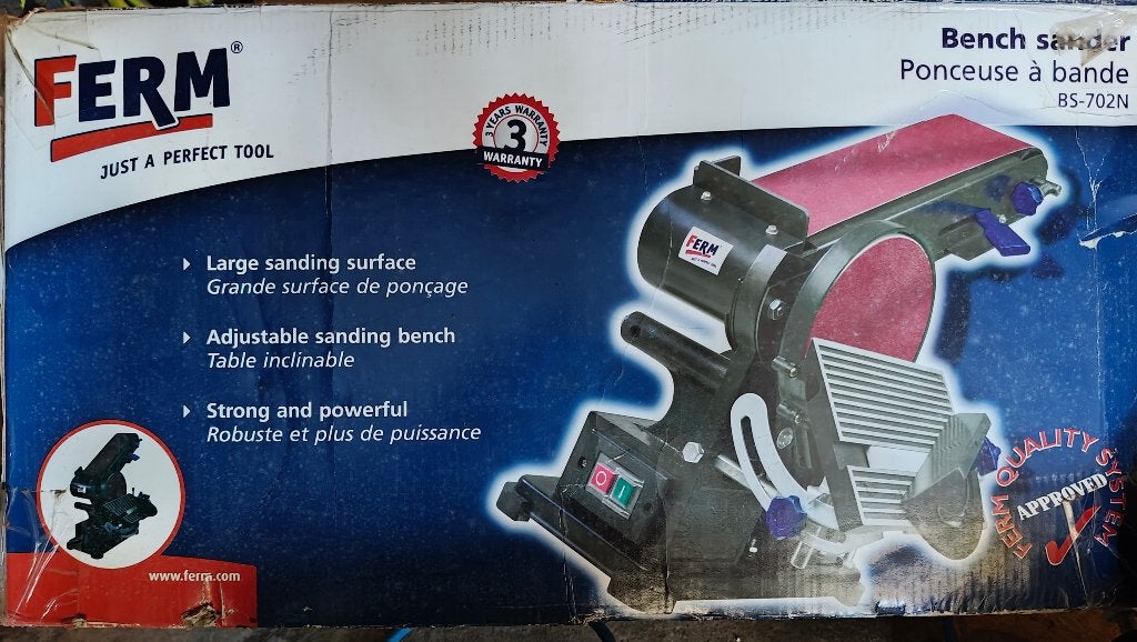 ponceuse à bande, Bricolage & Construction, Outillage | Ponceuses, Enlèvement, Utilisé, Ponceuse à bande