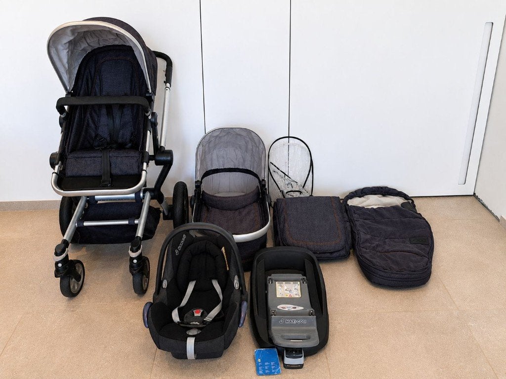 Joolz Day kinderwagen set met Maxi-Cosi & Isofix basis, Zo goed als nieuw, Met autostoeltje, Ophalen, Kinderwagen