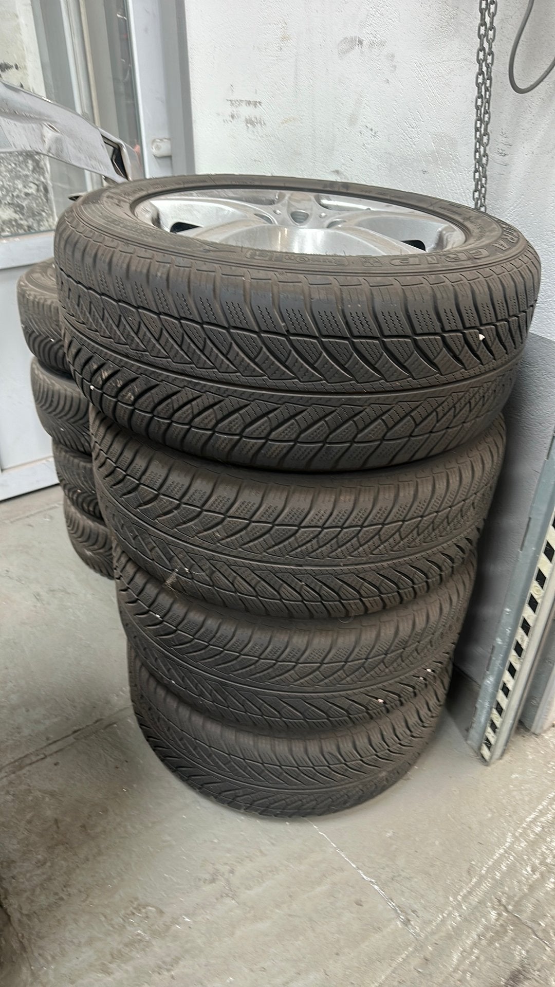 X5 winterbanden en velgen oudmodel, Auto-onderdelen, Banden en Velgen, Ophalen, Winterbanden, Velg(en)
