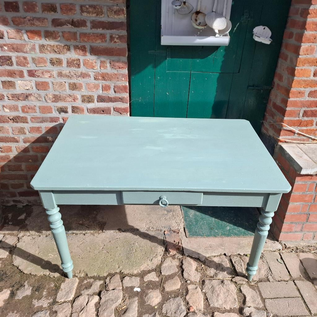 Belle table de ferme française ancienne, Antiquités & Art, Enlèvement