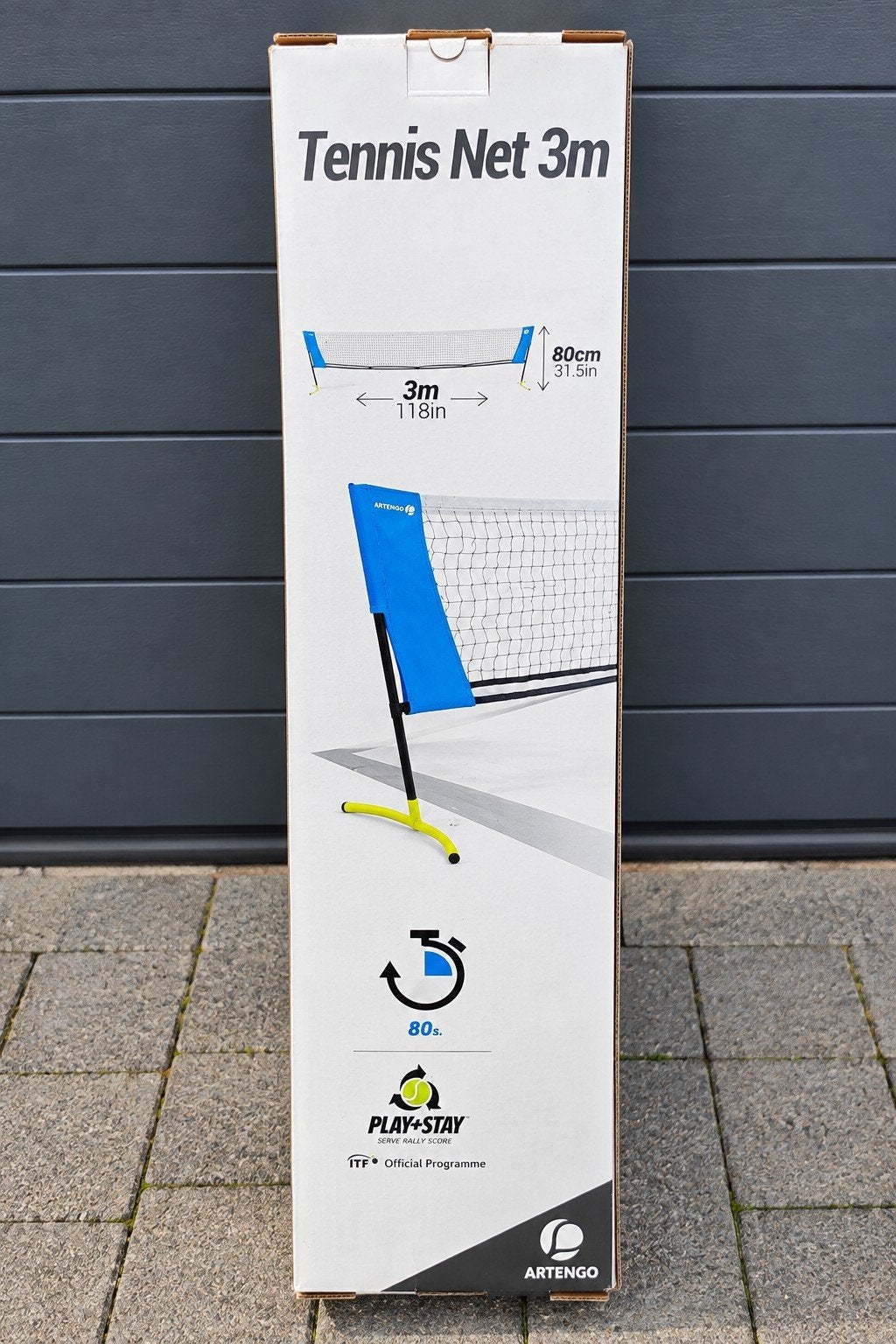 Artengo tennisnet 3 meter – verplaatsbaar, Tuin en Terras, Ophalen