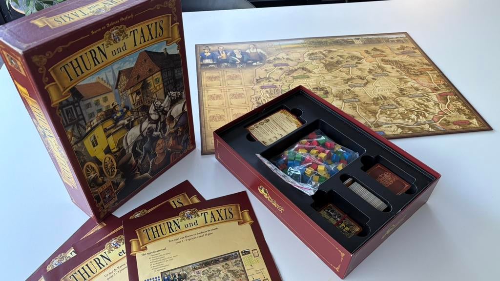 Gezelschapsspel Thurn & taxis NL/FR, Hobby en Vrije tijd, Gezelschapsspellen | Bordspellen, Gebruikt, Een of twee spelers, Drie of vier spelers
