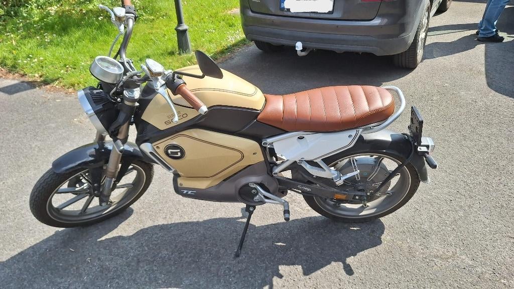 Super Soco TC 50 Elektrisch, Vélos & Vélomoteurs, Cyclomoteurs | Marques Autre, Comme neuf, Classe B (45 km/h), Enlèvement