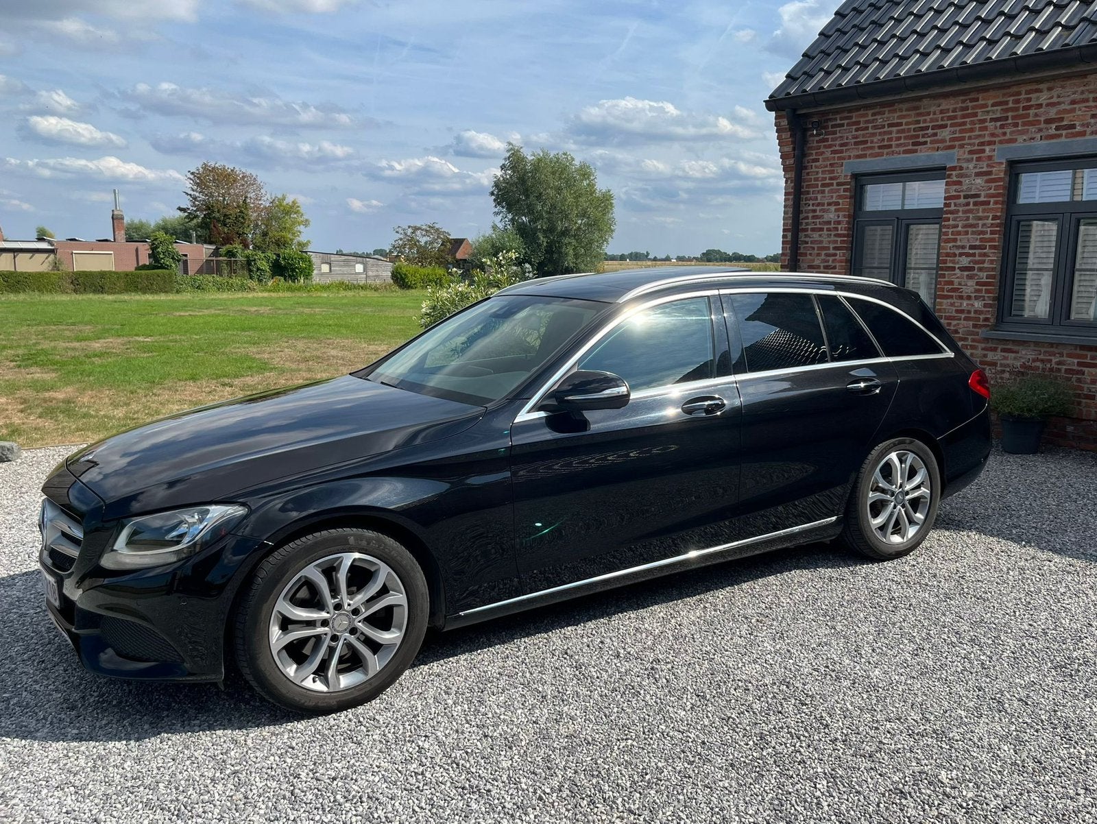 Mercedes C220 CDI Break bluetec, Auto's, Mercedes-Benz, Automaat, Achterwielaandrijving, Zwart, Leder