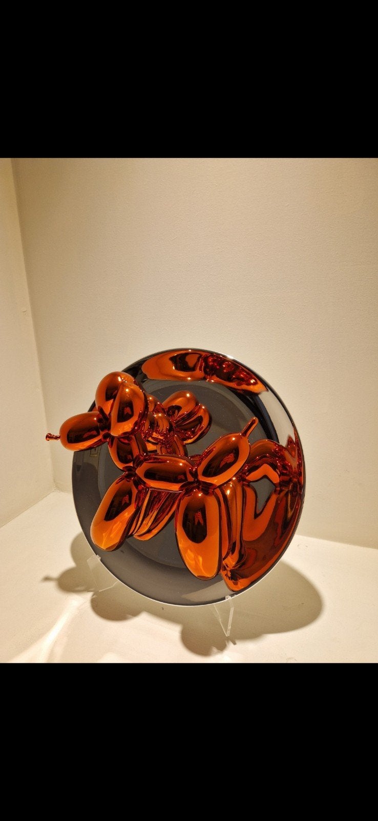 Balloon dog orange Jeff Koons, Antiek en Kunst, Ophalen