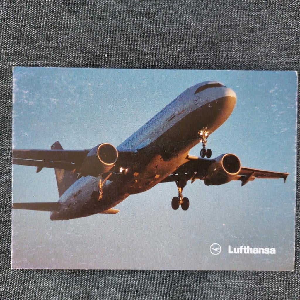 Postkaart Lufthansa : Airbus A320-200, Collections, Enlèvement ou Envoi