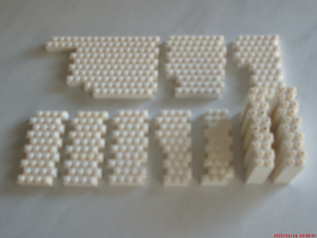 100 briques Lego 1 x... blanches, Enfants & Bébés, Jouets | Duplo & Lego, Utilisé, Lego, Briques en vrac, Plusieurs sets, Enlèvement ou Envoi