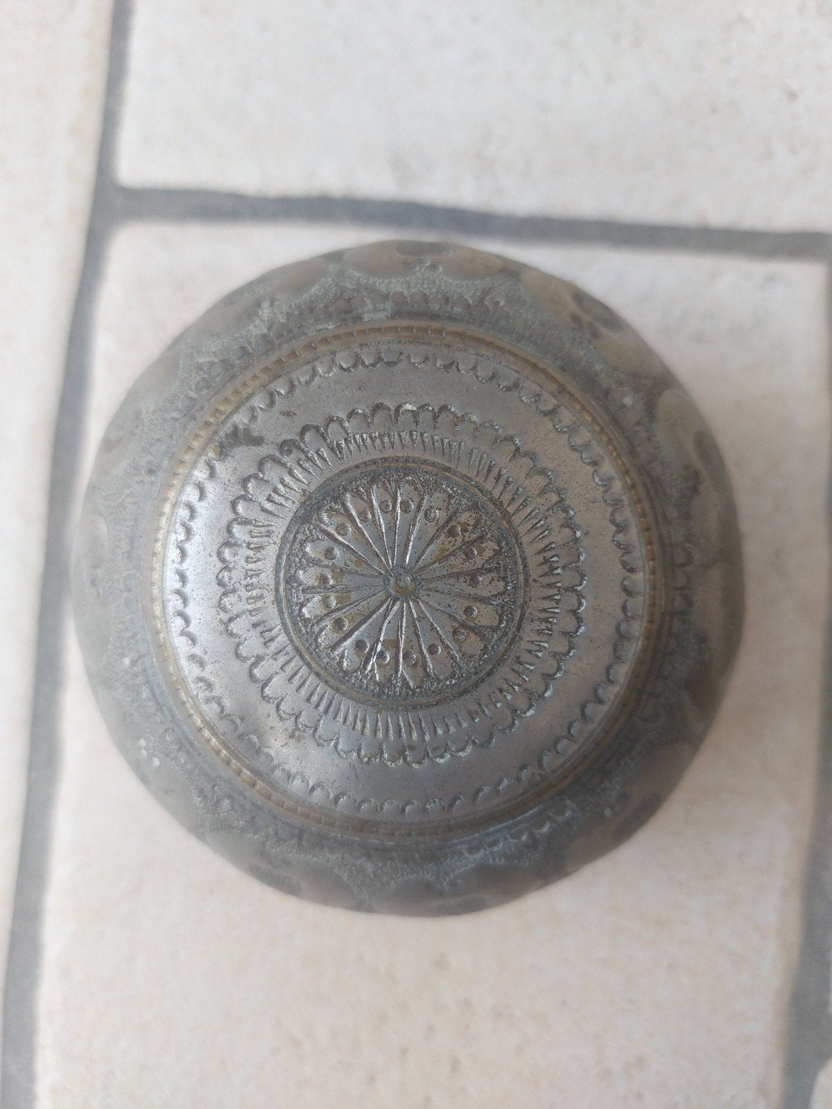 Antieke Indische doos., Antiek en Kunst, Ophalen, Koper