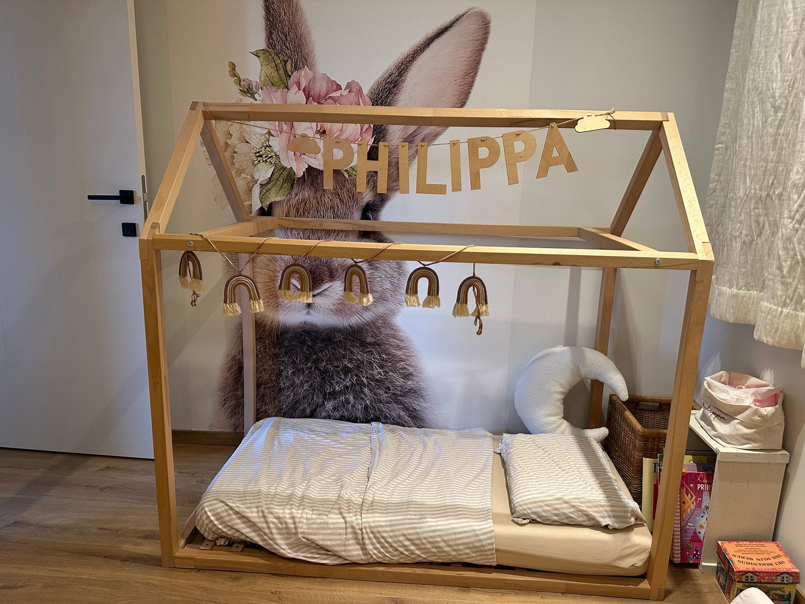 Bedhuisje Childhome - peuterbed - 140x70cm, Kinderen en Baby's, Ophalen, Zo goed als nieuw