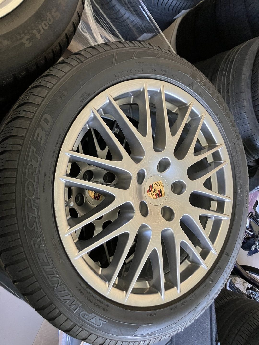 nr S 74 20inch Originele Porsche Cayenne velgen met winterba, Pneus et Jantes, Pneus hiver, -, 275 mm
