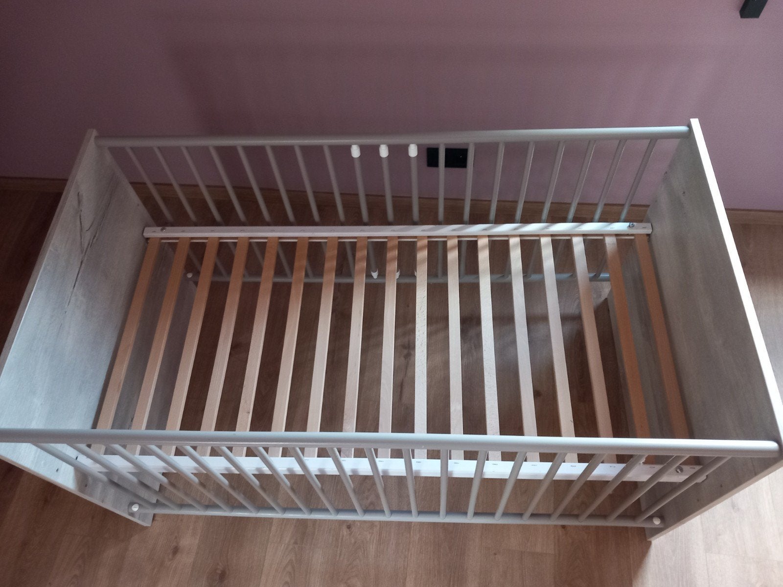 meegroeibed Transland 70x140, Ophalen, Zo goed als nieuw, Ledikant