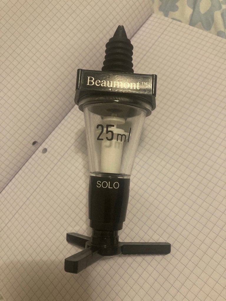 Doseur alcool / mesure a bar 25ml Beaumont Solo, Maison & Meubles, Cuisine | Vaisselle, Enlèvement ou Envoi, Neuf, Autres types
