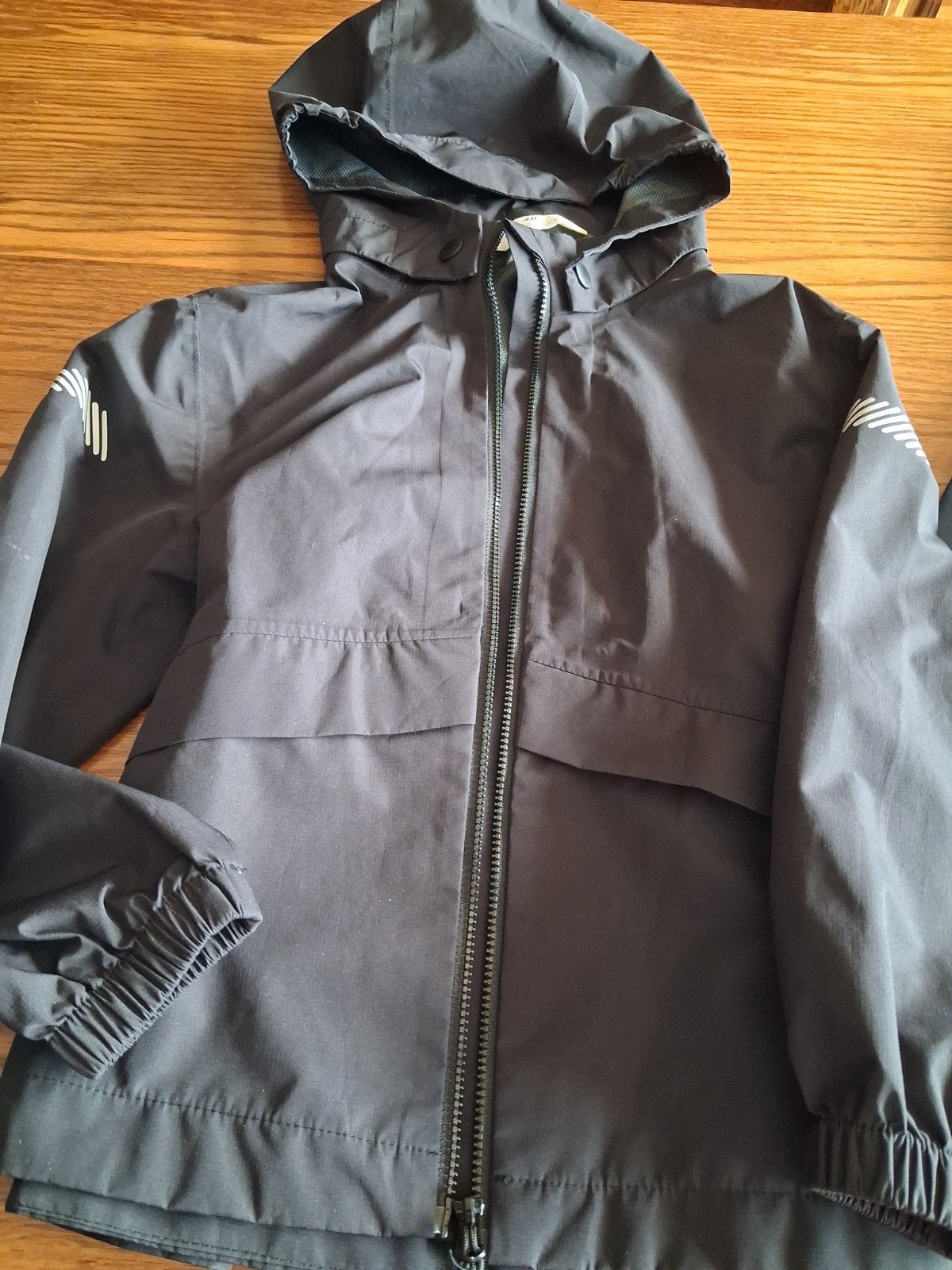 zwart regenjas jongen en blauw meisjes maat 110-116, Ophalen, Jongen