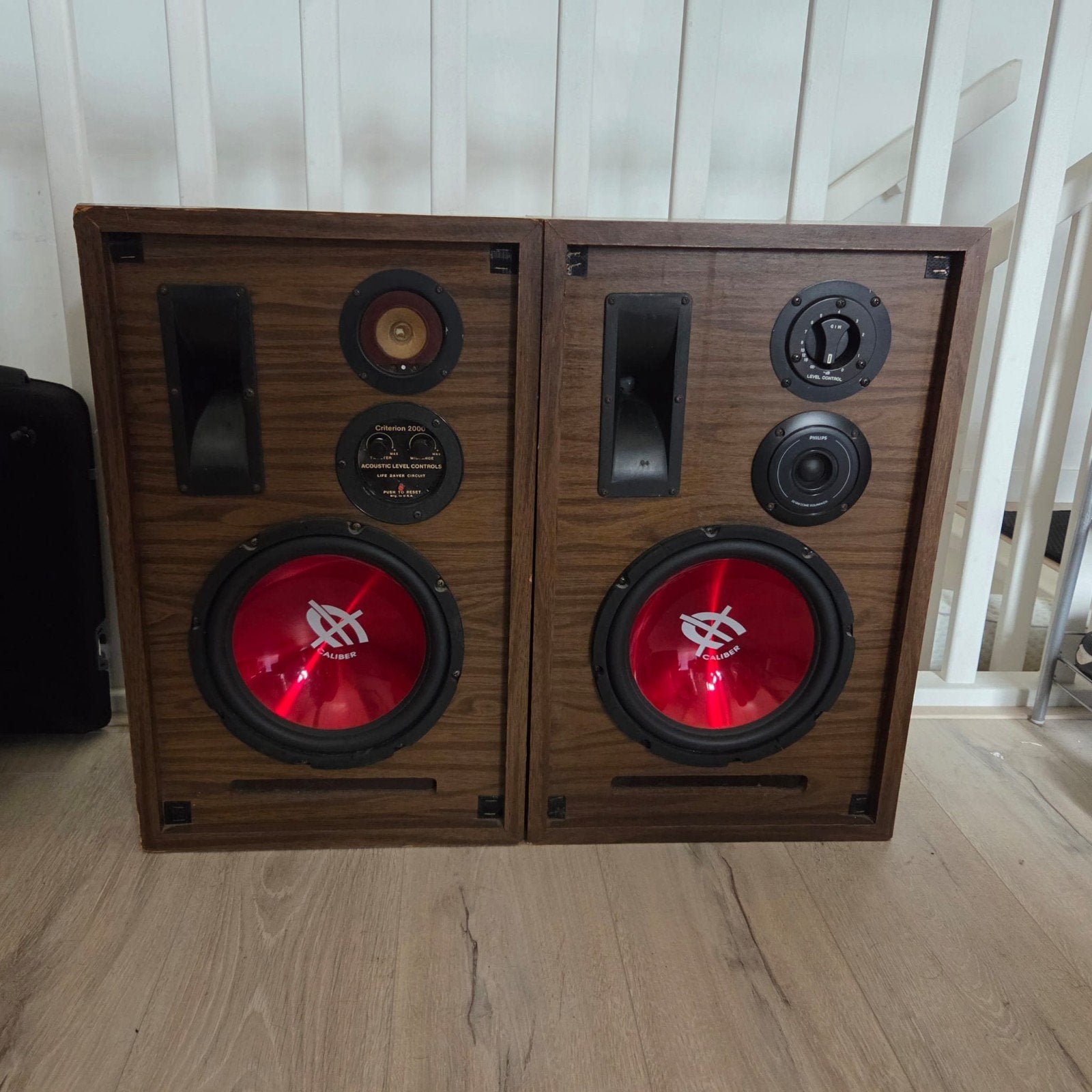 Vintage Criterion 2000 speakers – Caliber woofers, TV, Hi-fi & Vidéo, Enceintes, Enlèvement