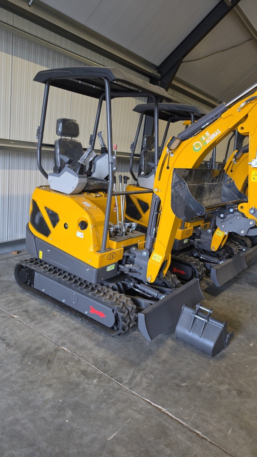 Minigraver 1.2t en 1.8t met kubota motor (Demo model), Ophalen