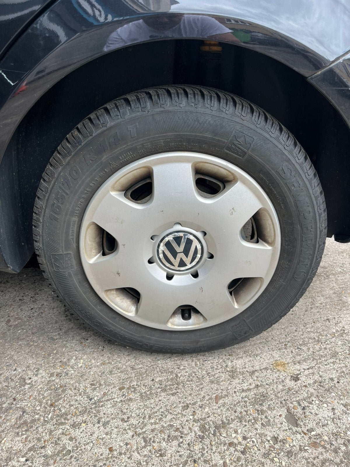Banden vw polo 165/70/14, Auto-onderdelen, Banden en Velgen, Ophalen, 14 inch, Gebruikt, Winterbanden